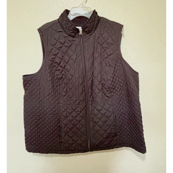Women’s Croft & Barrow Quilted Vest Jacket, size 3XL - Picture 1 of 3